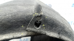 The front left fender liner of a Honda Accord 2023-24 has a torn mount.