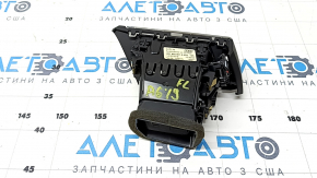 Front panel trim with deflector left Audi A6 C8 19-25 black for 4-zone AC