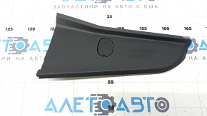 Audi A6 C8 19-21 front right center console trim, dark gray