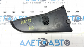 Audi A6 C8 19-21 front right center console trim, dark gray