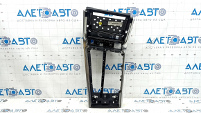 Audi A6 C8 19-25 center console trim bracket with chrome moldings, with trims, scratches