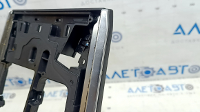 Audi A6 C8 19-25 center console trim bracket with chrome moldings, with trims, scratches