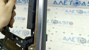 Audi A6 C8 19-25 center console trim bracket with chrome moldings, with trims, scratches
