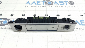 Audi A6 C8 19-23 center console button block, chrome, for parking sensors and 360-degree cameras, scratches