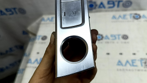 Audi A6 C8 19-23 center console button block, chrome, for parking sensors and 360-degree cameras, scratches