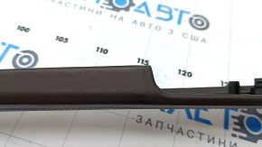 Right side trim panel for the center console of an Audi A6 C8 19-25, brown leather, scratches, dents
