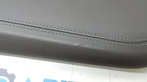 Right side trim panel for the center console of an Audi A6 C8 19-25, brown leather, scratches, dents