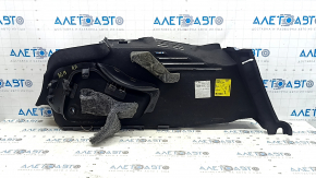 Right arch trim for Audi A6 C8 19-24 black, crack in mount