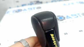 Honda Accord 23-year-old gear knob with a black glossy cover, broken mount, scratches