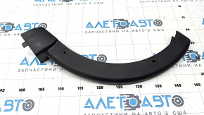 Right trunk lid hinge trim for Audi A6 C8 19-24, black, scratches