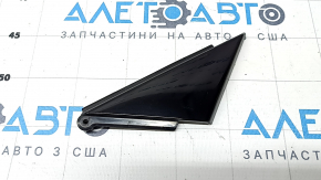 Audi A6 C8 19-19 front left door triangle, glossy black, worn