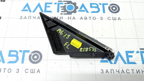 Audi A6 C8 19-19 front left door triangle, glossy black, worn