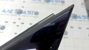Audi A6 C8 19-19 front left door triangle, glossy black, worn