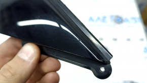 Audi A6 C8 19-19 front right door triangle, gloss black, butt