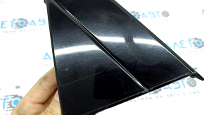 Rear left side door trim for Audi A6 C8 19-24, gloss black, scratches