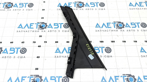 Rear right side door trim for Audi A6 C8 19-24, gloss black, scratches, broken corner