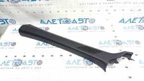 Honda Accord 23-24 black upper left front pillar trim, scratches, scuffed