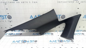 Honda Accord 2023-24 rear window trim, left, upper part, black, worn