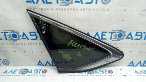 Rear left blind glass window Honda Accord 23-24 chrome, glued, scuffed
