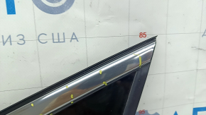 Rear right window, blind glass, Honda Accord 23-24, chrome, scratches on chrome