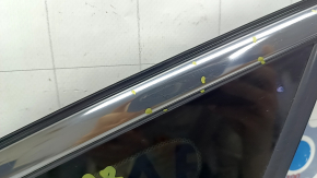 Rear right window, blind glass, Honda Accord 23-24, chrome, scratches on chrome