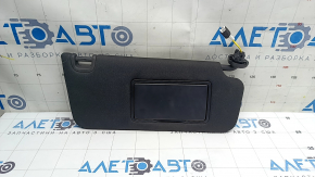 Right sun visor for Honda Accord 23-24, black, without hook, with backlight, broken mount