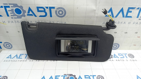 Right sun visor for Honda Accord 23-24, black, without hook, with backlight, broken mount