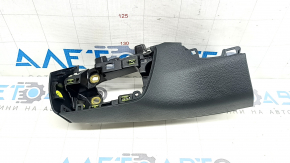 Left front panel trim for Audi A6 C8 19-24, dark gray, with trims, with backlighting
