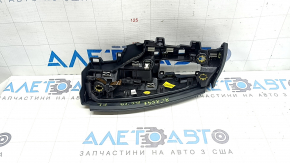 Left front panel trim for Audi A6 C8 19-24, dark gray, with trims, with backlighting