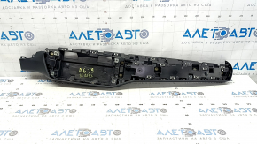 Right front panel trim for Audi A6 C8 19-24, dark gray, with trims, with backlighting