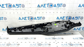 Right front panel trim for Audi A6 C8 19-24, dark gray, with trims, with backlighting