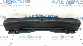 Audi A6 C8 19-24 trunk opening trim, black, scratches, broken fasteners
