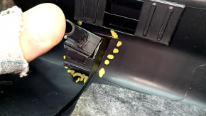 Audi A6 C8 19-24 trunk opening trim, black, scratches, broken fasteners