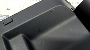 Audi A6 C8 19-25 center console armrest, brown leather, scratches