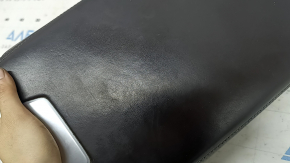Audi A6 C8 19-25 center console armrest, brown leather, scratches