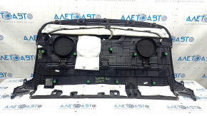 Honda Accord 23-24 rear shelf, black, scuffed, scratches, needs cleaning