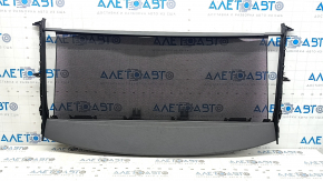 Rear window curtain Audi A6 C8 19-21 black with dark gray
