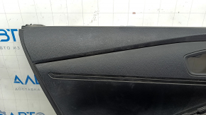 Rear left door panel for Honda Accord 2023-2024, black leather, leather armrest, scratches, needs cleaning