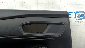 Rear left door panel for Honda Accord 2023-2024, black leather, leather armrest, scratches, needs cleaning