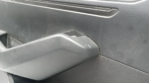 Rear left door panel for Honda Accord 2023-2024, black leather, leather armrest, scratches, needs cleaning