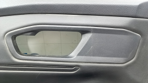 Front left door panel for Honda Accord 2023-2024, black leather, leather armrest, black leather insert, scratches, needs cleaning