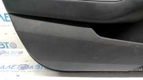 Front left door panel for Honda Accord 2023-2024, black leather, leather armrest, black leather insert, scratches, needs cleaning
