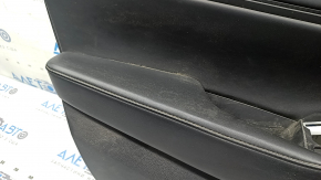 Front left door panel for Honda Accord 2023-2024, black leather, leather armrest, black leather insert, scratches, needs cleaning