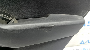 Honda Accord 23-24 rear right door panel, black leather, leather armrest, scratches, needs cleaning, dented leather