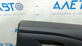Honda Accord 23-24 rear right door panel, black leather, leather armrest, scratches, needs cleaning, dented leather