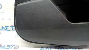 Honda Accord 23-24 rear right door panel, black leather, leather armrest, scratches, needs cleaning, dented leather