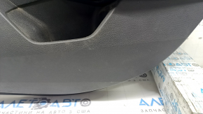 Honda Accord 23-24 rear right door panel, black leather, leather armrest, scratches, needs cleaning, dented leather