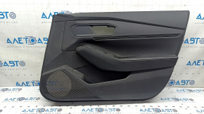 Honda Accord 2023-2024 front right door panel, black leather, leather armrest, black leather insert, scratches, needs cleaning