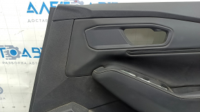 Honda Accord 2023-2024 front right door panel, black leather, leather armrest, black leather insert, scratches, needs cleaning