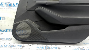 Honda Accord 2023-2024 front right door panel, black leather, leather armrest, black leather insert, scratches, needs cleaning